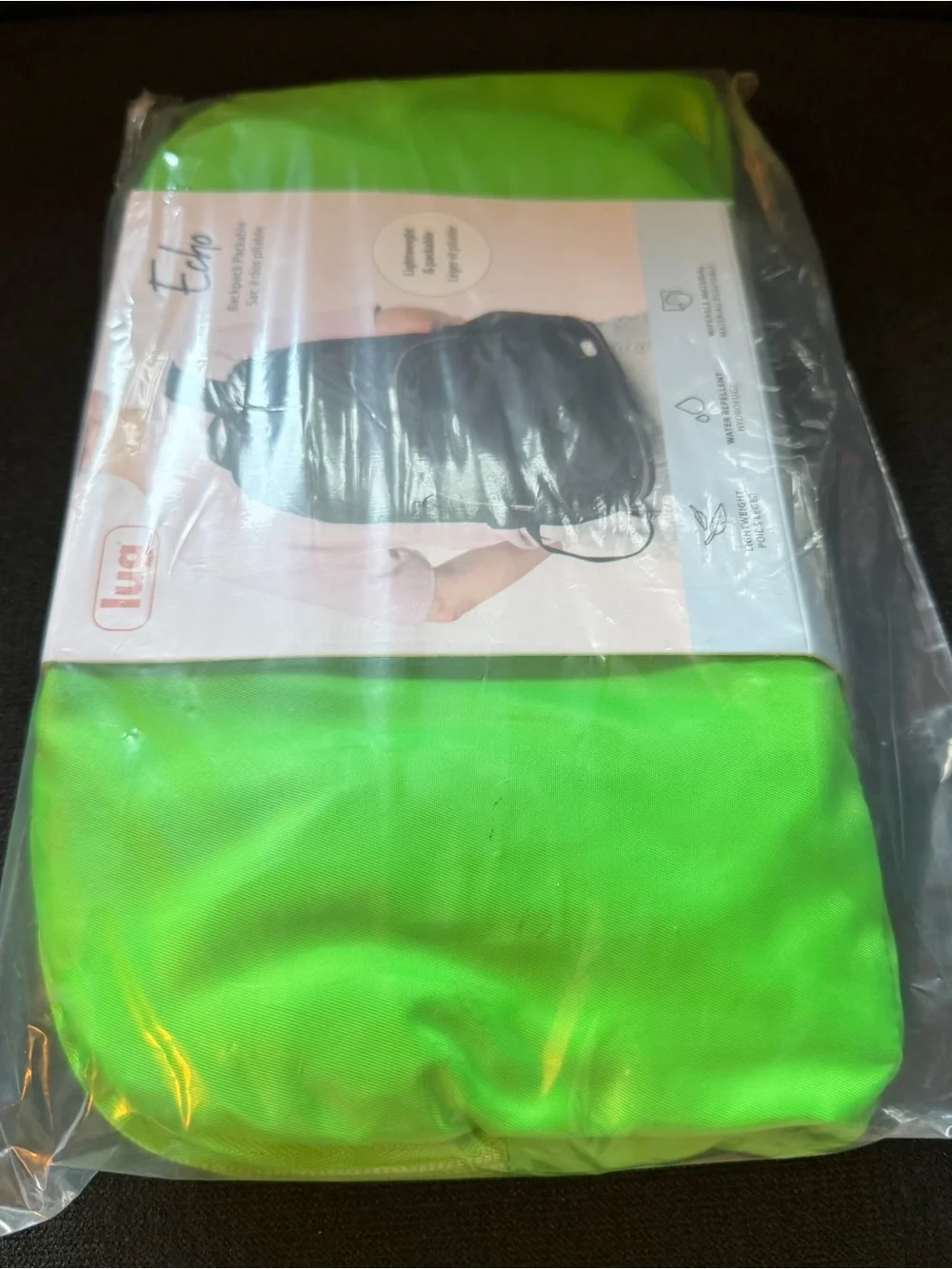Lug Echo 2 Packable Backpack – Lime Green (Brights Neon)